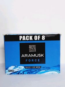 Aramusk Force Soap For Men Pack Of 8
