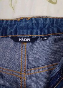 westside Blue Denim Cargo Pants
