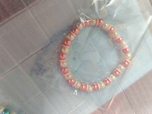 Pink Pearl Beaded Bracelet