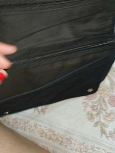 “Noor Clutch” – Quilted Mirror Work Pouch