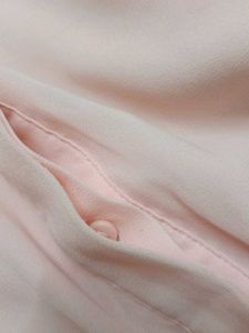 h&amp;m chiffon light pink v neck dress