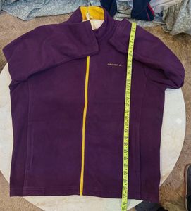Purple Fleece Zip-Up Jacket