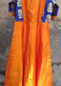 Beautiful Orange One Piece Dress 👗
