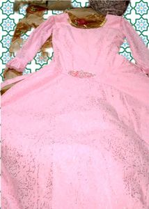 Pink Kurta with Floral Detail