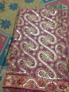 Pink Party Wear Saree