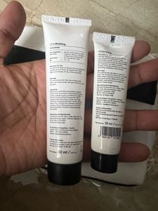 Minimalist FaceWash And Sunscreen With Pouch Combo