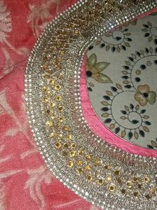 Elegant Pink Floral Anarkali