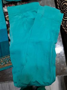 Teal Embroidered Kurta Set