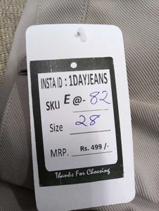 E@82 Size-28 Cargo Jeans