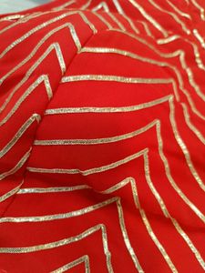 Red Gottapatti Blouse