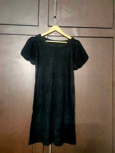Black Woolen Dress