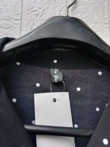 New with tag Pinterest Korean Polka Dot Blouse