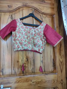 Handmade Floral Print Blouse