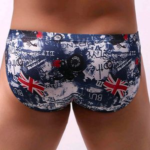 Men&#39;s Breathable Printed Sexy Briefs