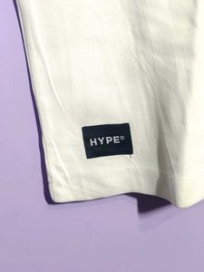 Hype White Graphic Tee
