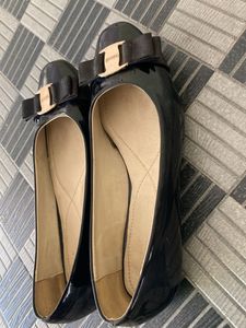 stylish catwalk black bellies-uk size 7/euro 39