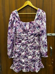 Floral Print Mini Dress