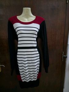 Striped Knit Dress