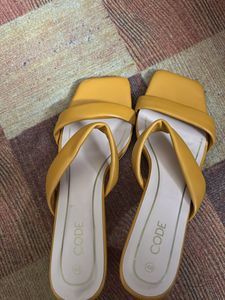 Brand New Mustard Heels