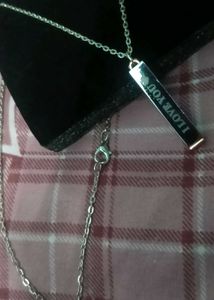 I Love You Silver Necklace