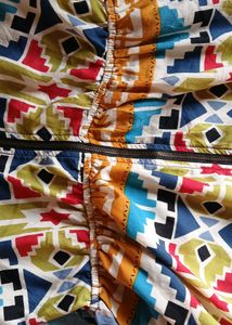 Patterned Mini Dress