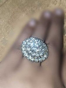 Sparkling Rhinestone Cocktail Ring