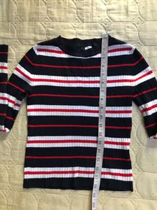 H&amp;M Divided Ribbed Top Bust 34