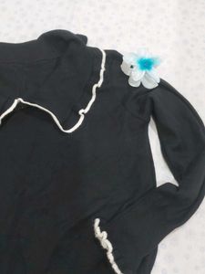 Chic Black Knit Sweater