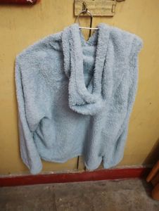 Urbanic Fuzzy Blue Hoodie