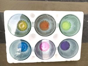 New Packed Multi Colour 6 Bowls