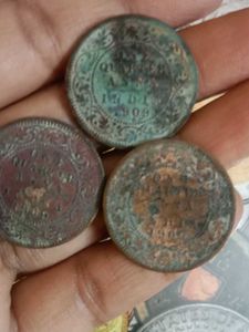 Antique Coins - Set of Three1909