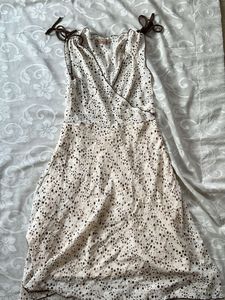 Polka Dot Tie Strap Dress