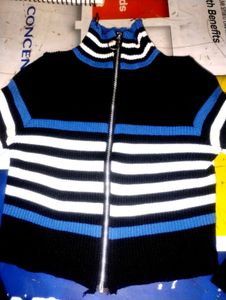 Trendy Long Sleeve Crop Zipper Jacket Top
