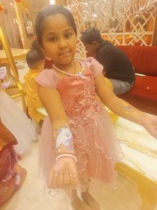 Pink Flower Girl Dress