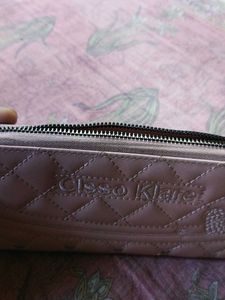Chic Quilted Nude Wallet by Cisse Klare