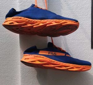 Fila Blue and Orange Sneakers