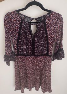 Once Used Forever 21 Bohemian Mini Dress