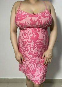 Pink Floral nighty