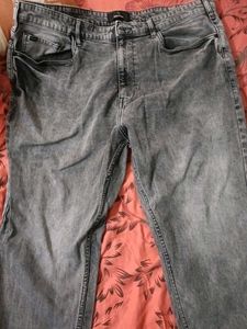 Grey Wash Denim Jeans