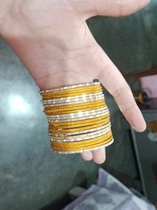 Golden Bridal Necklace Set of (2) each Rs 9