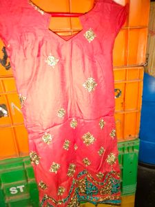 Coral Kurta Set ( Unused)