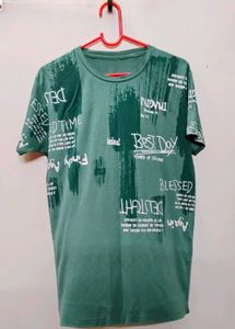 Green T-shirt For Men 🟢 (Round-Neck)