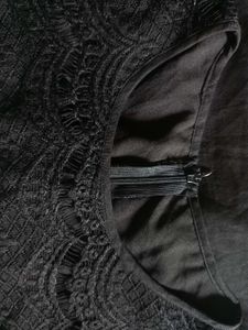 Elegant Black Lace Dress