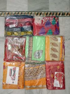 Indian Sarees - Set of 8