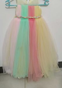 Rainbow Tulle Dress
