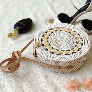 ORIGINAL HANDMADE 🌺Bali Rattan Bag🌺Boho Sling