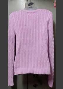 Lavender Cable Knit Sweater