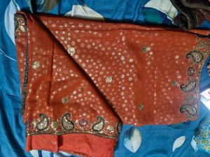 Saree With Stiched Blouse