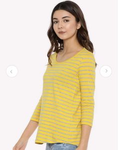 Striped Yellow Top