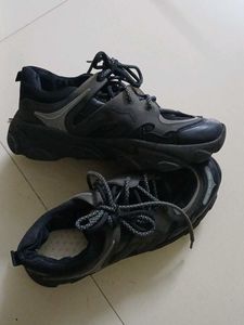 Black &amp; Grey Chunky Sneakers